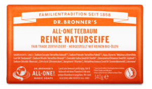 All-In-One Seife von Dr.Bronner´s, natürliche Seifenbars ohne Chemie. Dr.Bronner´s Schweiz.
